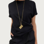 DUPONT Lighter Necklace Black Golden - Image 2