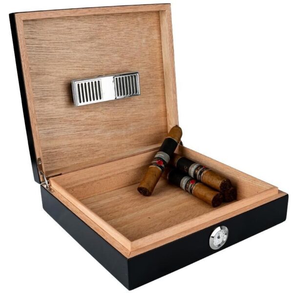 Humidor Black Mate 15x