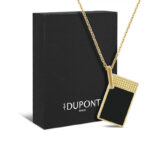 DUPONT Lighter Necklace Black Golden