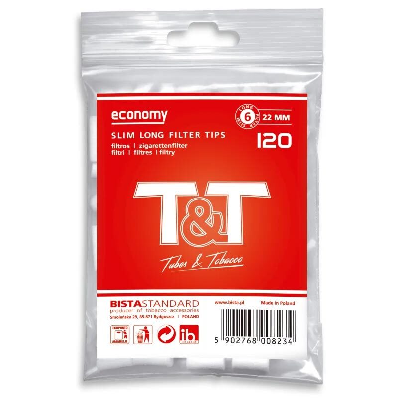 TT-FILTROS-SLIM-6-MM-LONGO-120 Filtros T&T Slim 6 mm LONGO 120 - Image 1