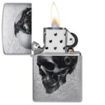 ZIPPO 200 SKULL CYBER SATIN 600 - Image 2