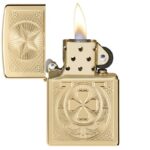 ZIPPO 254B LUCK Dourado 60007553 - Image 2