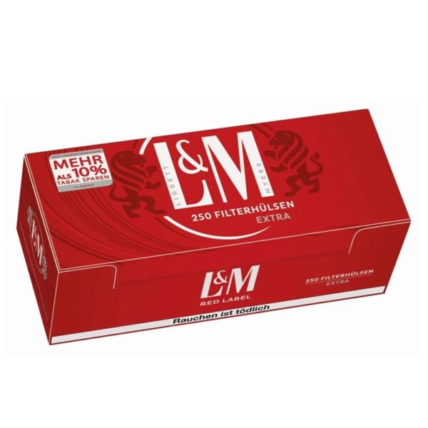 Tubos L & M Red Label 250