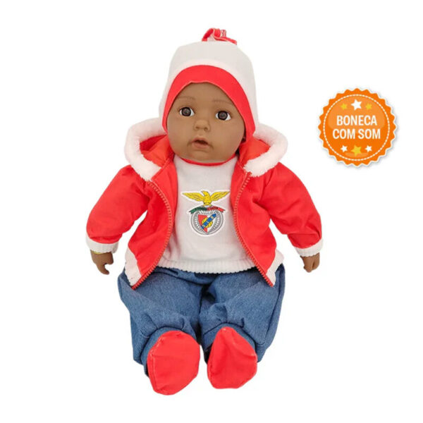 SL Benfica Boneco Bebé com Gorro 50cm