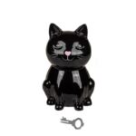 GATO Mealheiro Cerâmica Gato 16cm