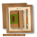 SET Porta Moedas e Esferográfica Cortiça