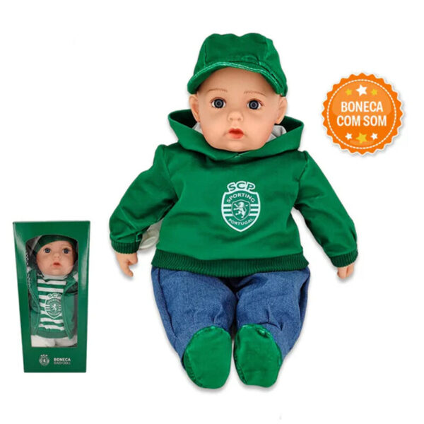Sporting CP  Boneco Bebé com Boné 50cm