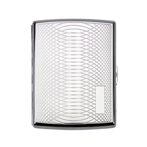 Cigarreira Jean Claude Metal Niquelado 20Cig
