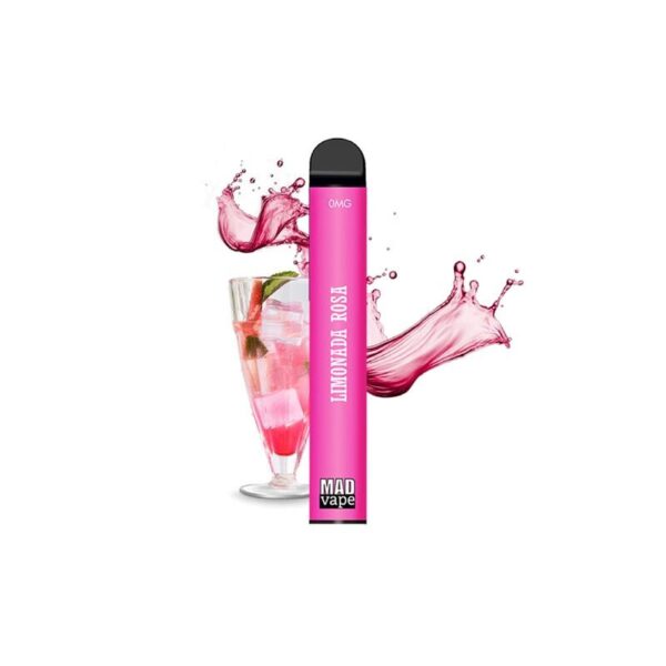 MAD VAPE Puff 0MG LIMONADA ROSA