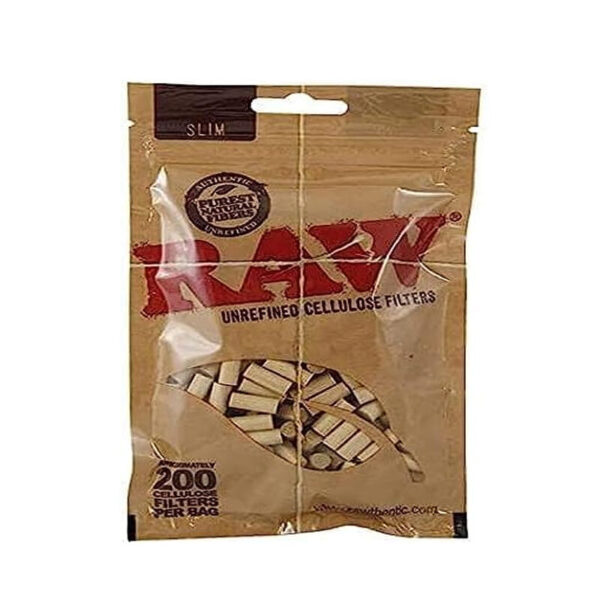 Raw Natural Slim Cotton Filters