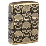Zippo Armor Gravação Caveiras 540° - 60007234
