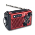 Rádio Emergência Solar Dial Analógico AM Dínamo