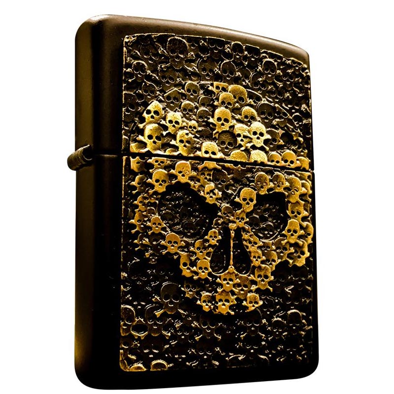 Zippo-Skulls-in-SKULL Zippo SKULLS IN SKULL - Image 1