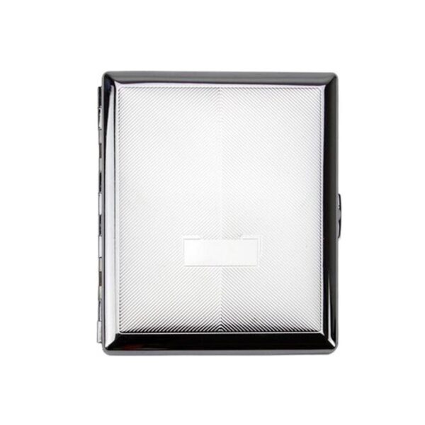 Jean Claude Cigarette Nickel Design Metal Escovado