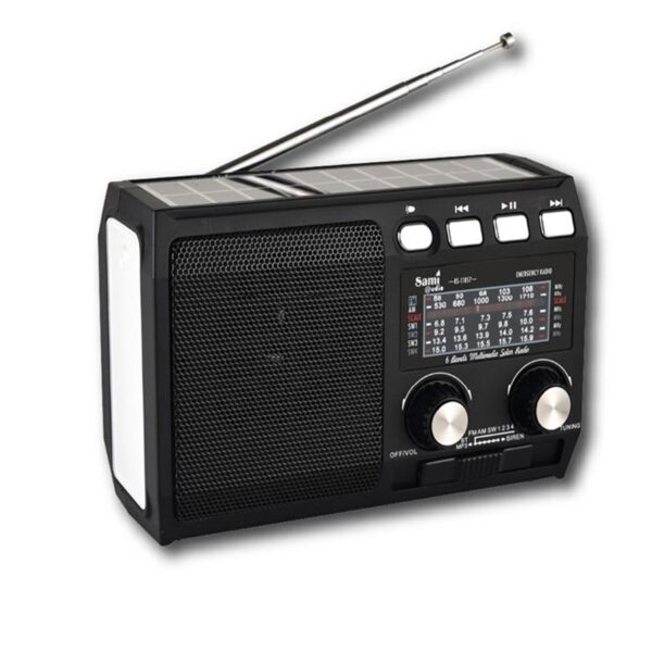 Rádio Emergência Solar Dínamo dial AM / F ANLG