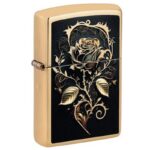 ZIPPO Messing Poliert Color Golden Rose 60007382