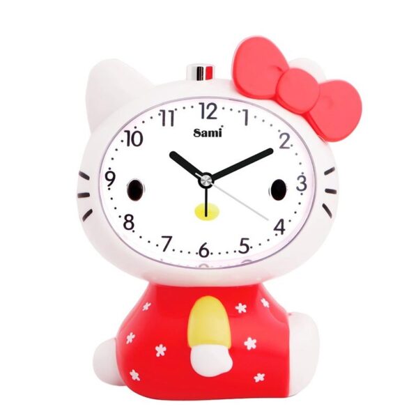 Relógio Despertador SILENCIOSO Hello Kitty