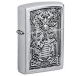 ZIPPO Chrom Escovado Máquina Pinball 2007882