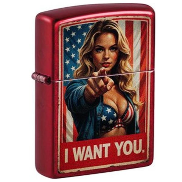 Zippo Candy Apple red color I Want You 60007844