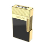 DUPONT Table Lighter Black Laquer Golden