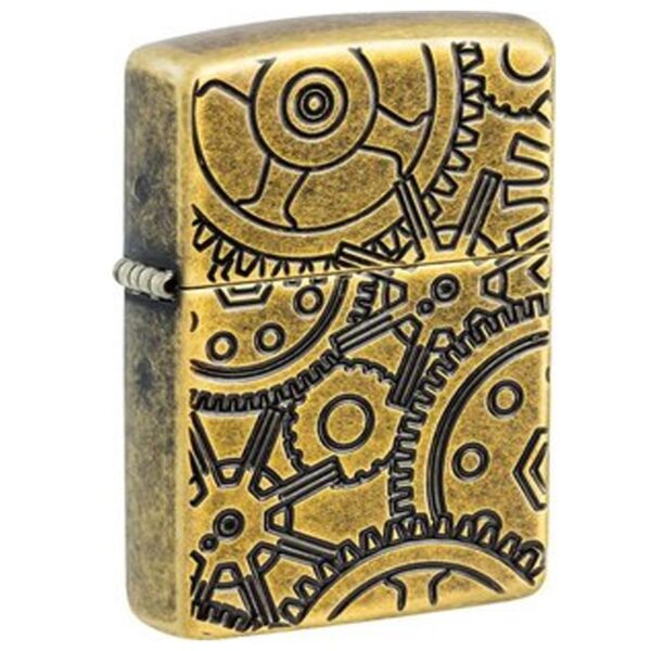 Zippo Carved Metal Gears 60007934