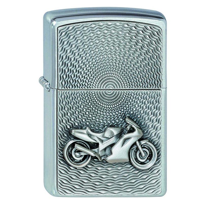 Zippo-200-MOTOR-BIKE-EMBLEM Zippo 200 MOTOR BIKE EMBLEM - Image 1