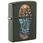 Zippo Green Matte 3D Druck Explore 60007937