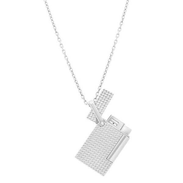 DUPONT Lighter Necklace Chrome 