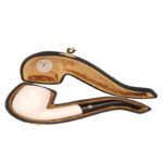 Altinay Block Meerschaum Pipe Large smooth Bent - Image 2