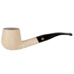 Altinay Block Meerschaum Pipe Extra Large Rustic Bent