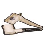 Altinay Block meerschaum pipe Poker rustic silver ring - Image 2