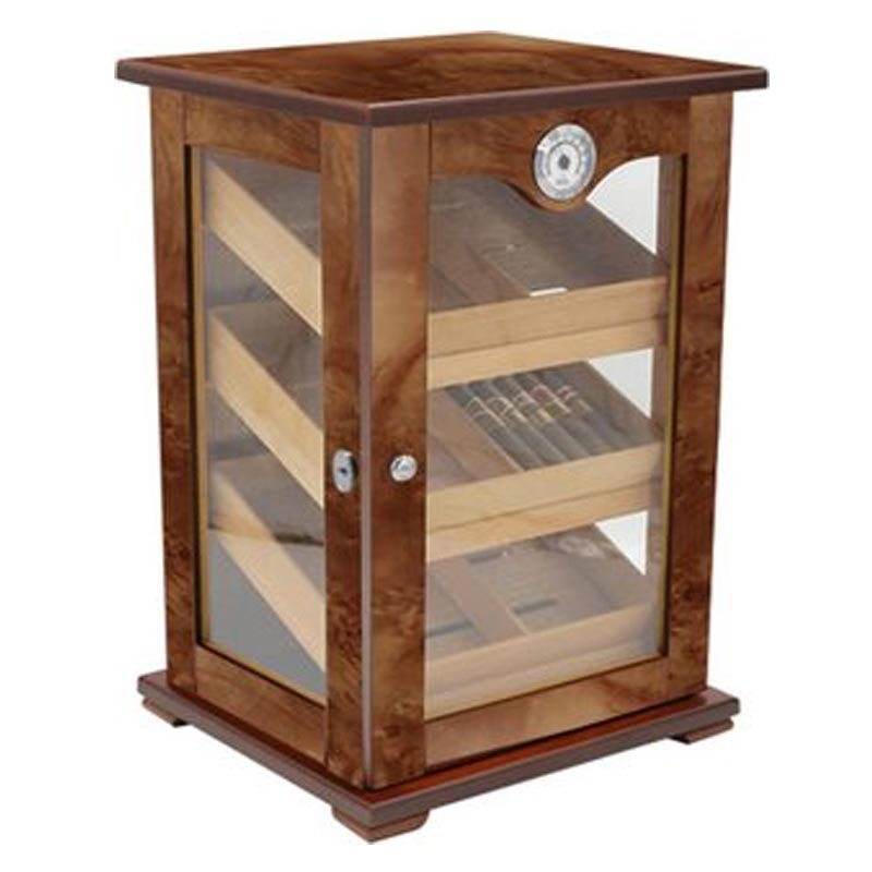 Armario-humidificador-Castanho-porta-de-vidro-120x Armário humidificador Castanho porta de vidro 120x - Image 1