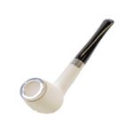 Block Meerschaum Pipe Billiard Army + Top