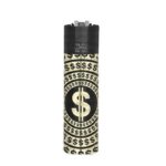 Clipper Large METAL DOLLAR GOLD CAP