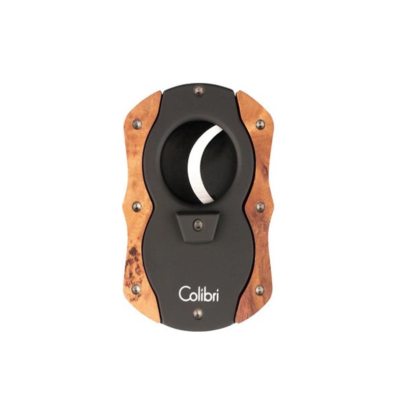 COLIBRI-cigar-cutter-Cut-Wood-lightbrown-22mm COLIBRI Cigar Cutter 22mm "Cut-Wood" Lightbrown - Image 1