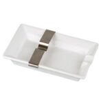 Cigar ashtray Ceramic White 1 deposit