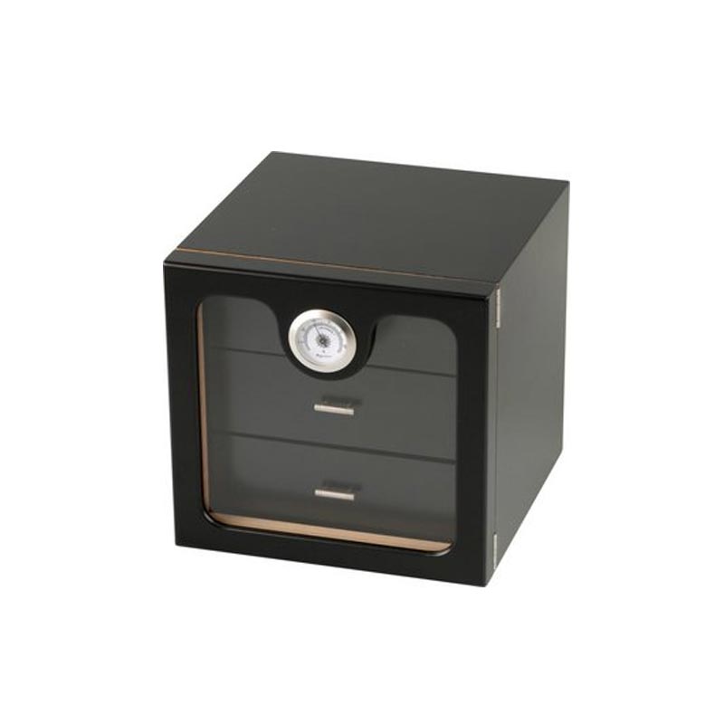 Cigar-cabinet-black humidificador 4 Gavetas Black Matte - Image 1