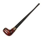 JEAN CLAUDE Pipe Straight Bicolor 26cm Ring Ebonite