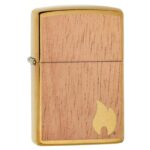 ZIPPO "Mahogany Emblem Flame bothsides"60004583