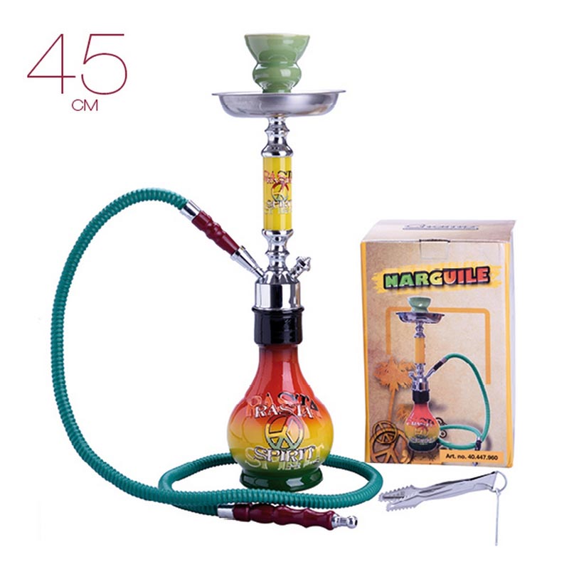 Narguile-de-45-cm-Rasta-de-CHAMP-447960 45cm Shisha Narguile Rasta 447960 - Image 1