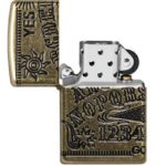 ZIPPO Brass Antique Armor Case Ouija Board 60004897 - Image 2