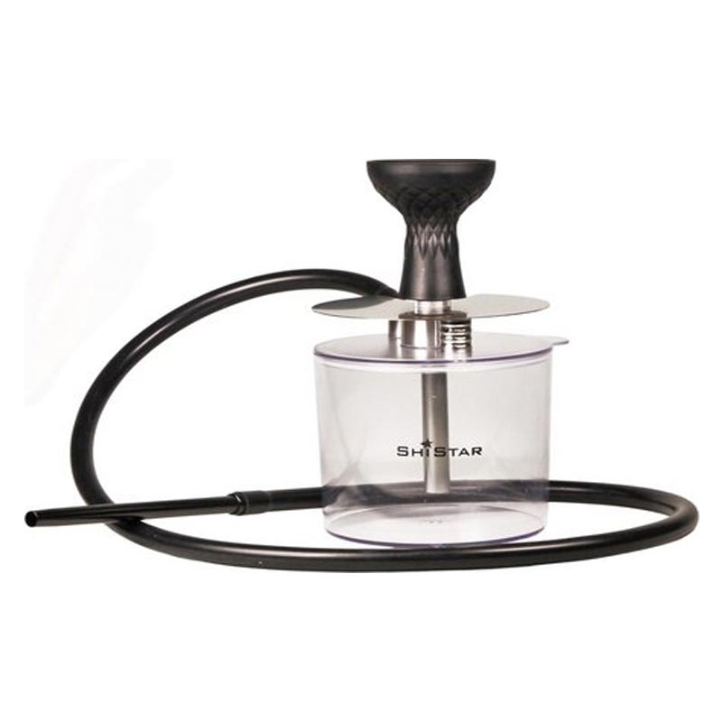 SHISTAR-Outdoor-Shisha-acrylic-clear-white-24cm Kit Shisha SHISTAR Outdoor Acrylic Clear White 24cm - Image 1
