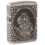 ZIPPO Silver Antik Saint Christopher 60005200