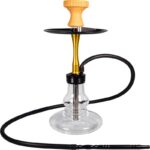 Kit 42cm Shisha "Dila" alumínio Gold