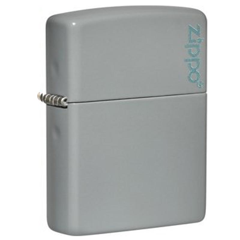 ZIPPO-Flat-Grey-mit-Zippo-Logo-60005760 ZIPPO Flat Grey mit Logo 60005760 - Image 1