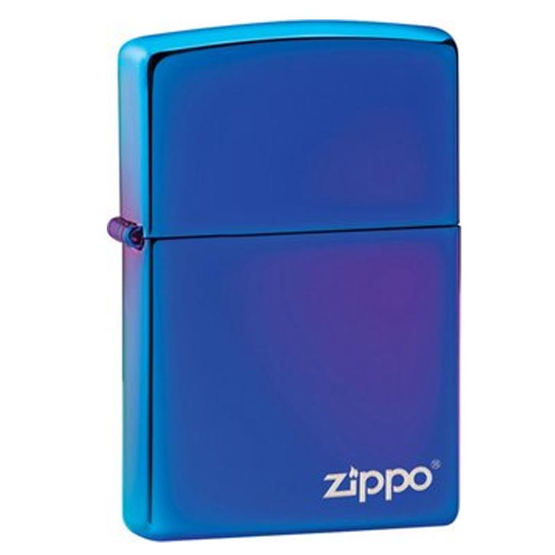 ZIPPO-Indigo-poliert-Zippo-Logo-60005257 ZIPPO Indigo poliert Logo 60001579 - Image 1