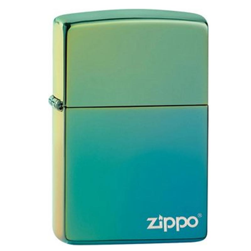 ZIPPO-Teal-poliert-Zippo-Logo-60005223 ZIPPO Teal poliert Logo 60005223 - Image 1