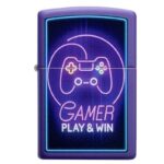 Zippo Lila Matt Color Gamer Play & Win 60005237
