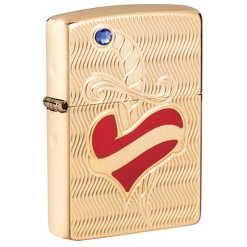 ZIPPO-messing-Armor-Case-Heart-Sword-60005673 ZIPPO "Heart Sword" 60005673 - Image 1