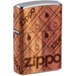 ZIPPO Cedar Emblem ummatelt Flames 60005672